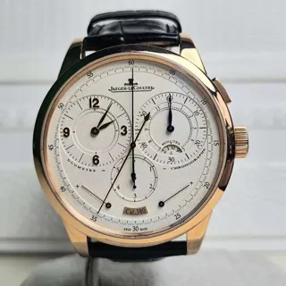 Jaeger-LeCoultre Duomètre Q6012420 42mm Rose gold Silver