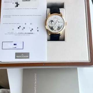 Jaeger-LeCoultre Duomètre Q6012421 42mm Rose gold Silver