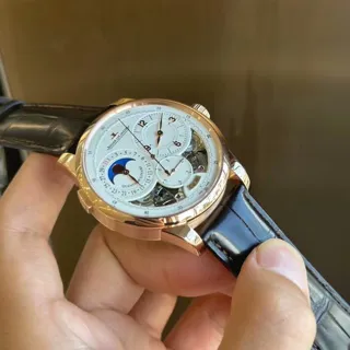 Jaeger-LeCoultre Duomètre Q6042522 42mm Pink gold Silver