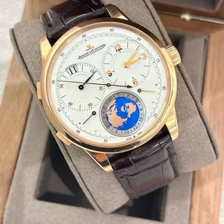 Jaeger-LeCoultre Duomètre Q6062520 42mm Rose gold Silver