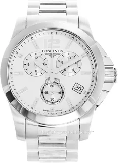 Longines Conquest L3.660.4.76.6 41mm Stainless steel Silver