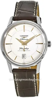 Longines Heritage L4.795.4.78.2 38.5mm Stainless steel Silver