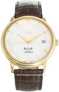 Omega De Ville 4617.31.02 Yellow gold Silver