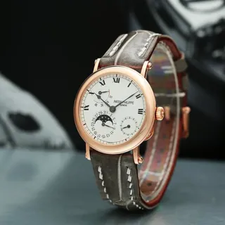 Patek Philippe Complications Power Reserve Moonphase 5054R-001 36mm Rose gold White