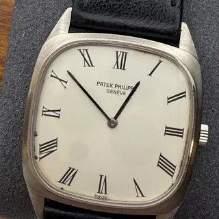 Patek Philippe Golden Ellipse 3566 28mm White gold White