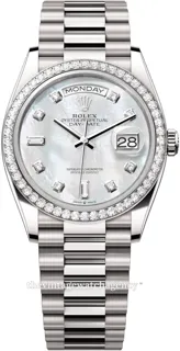 Rolex Day-Date 128349RBR-0004 White gold White