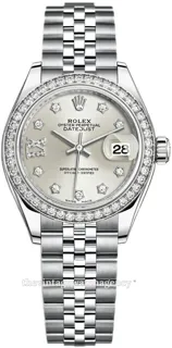 Rolex Lady-Datejust 279384RBR-0021 White gold and Stainless steel Silver