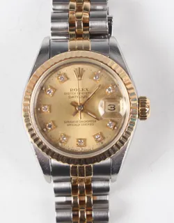 Rolex Lady-Datejust 69173 Stainless steel and gold Champagne