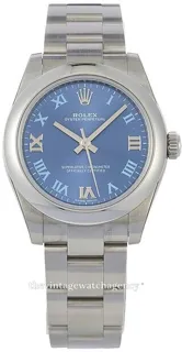 Rolex Oyster Perpetual 177200-0015 Stainless steel Blue