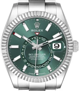 Rolex Sky-Dweller 336934 Stainless steel Mint green