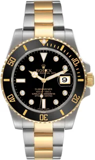 Rolex Submariner 116613 Stainless steel and 18k yellow gold Black