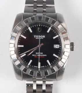 Tudor Classic 21010 37mm Stainless steel Black