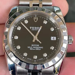 Tudor Classic 21010 38mm Stainless steel Black