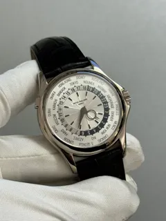 Patek Philippe World Time 5130G-001 White gold Silver