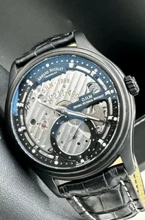 Armand Nicolet L14 O.H.M A750AAA-NR-P713NR2 43mm Stainless steel and PVD Black