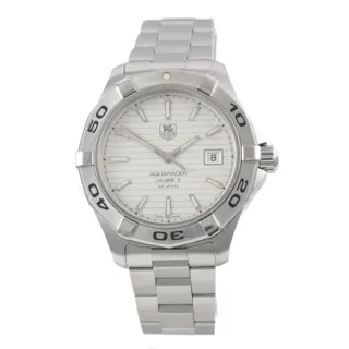 TAG Heuer Aquaracer 300M WAP2011 41mm Stainless steel Silver