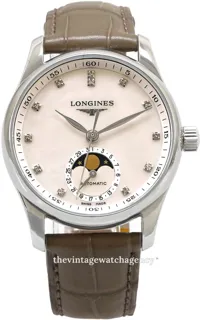 Longines Master Collection L2.409.4.87.4 34mm Stainless steel White