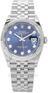 Rolex Datejust 36 126234-0037 White gold and Stainless steel Blue