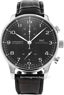 IWC Portugieser IW371447 Stainless steel Black