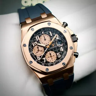 Audemars Piguet Royal Oak Offshore 26470OR.OO.A002CR.02 Rose gold Black and Golden