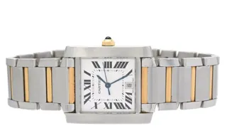 Cartier Tank Française W51002Q4 28mm Stainless steel and gold