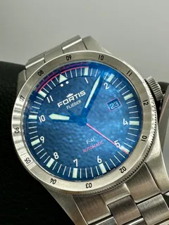 Fortis F-41 Flieger Stainless steel Blue