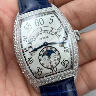 Franck Muller Crazy Hours 8880 CH 39mm White gold White