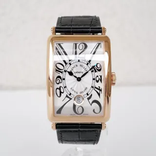 Franck Muller Long Island 1200 SC DT 32mm Rose gold Silver