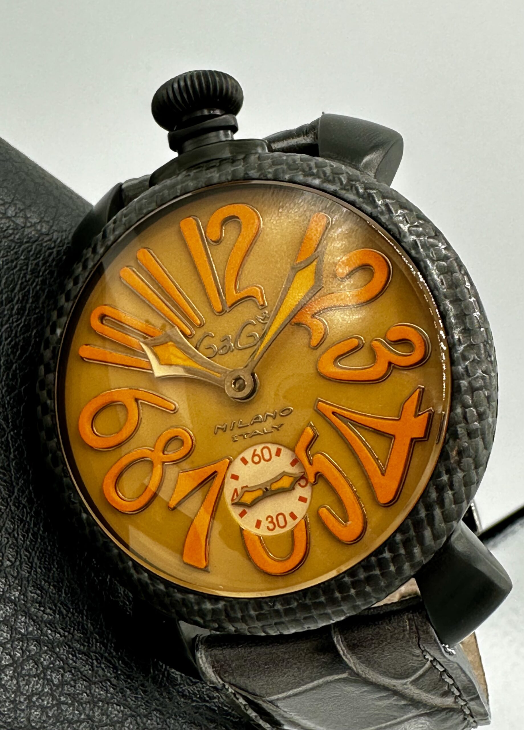 GaGa MILANO　アナログ腕時計 GaGà Milano 5062.03S Stainless steel Black | Dealer | EveryWatch
