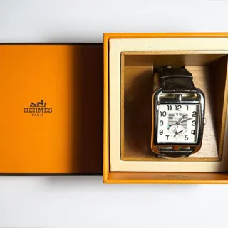 Hermès Cape Cod CD6.910 36.5mm Stainless steel White