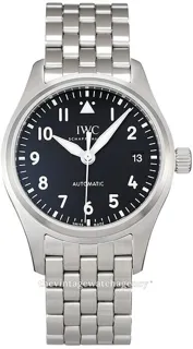 IWC Pilot IW324010 Stainless steel Black