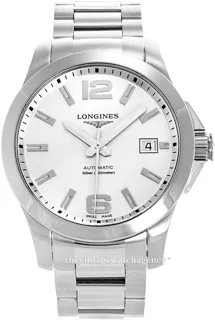 Longines Conquest L3.776.4.76.6 39mm Stainless steel Silver