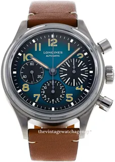 Longines Heritage L28161932 41mm Titanium Blue