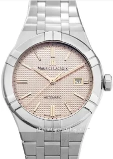 Maurice Lacroix AIKON AI6008-SS002-730-1 Stainless steel Pink and Salmon