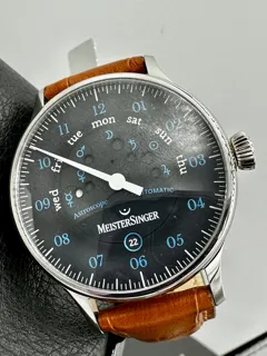 MeisterSinger Astroscope MSAS902B Stainless steel Black$Blue