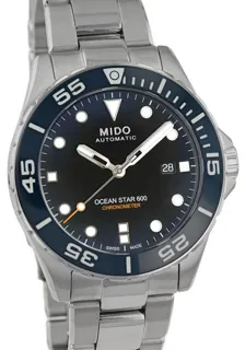 Mido Ocean Star M026.608.11.041.01 43.5mm Stainless steel Blue