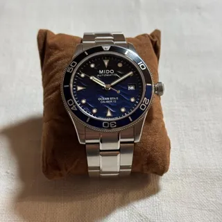 Mido Ocean Star M026.907.11.041.00 39mm Stainless steel Blue