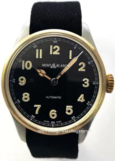 Montblanc 1858 117832 40mm Bronze and Stainless steel Black