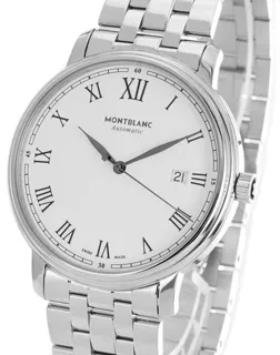 Montblanc Tradition 112610 40mm Stainless steel White