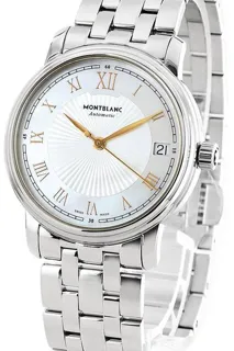 Montblanc Tradition 114367 32mm Stainless steel White