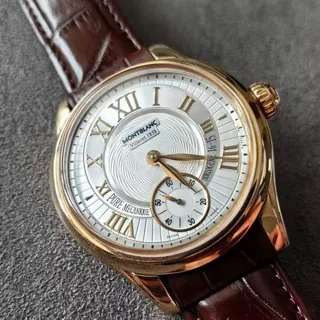 Montblanc Villeret 1858 46mm Rose gold White