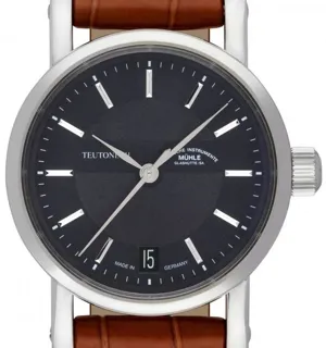 Mühle Glashütte Teutonia M1-30-22-LB 34mm Stainless steel Blue