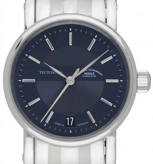 Mühle Glashütte Teutonia M1-30-22-MB 34mm Stainless steel Blue