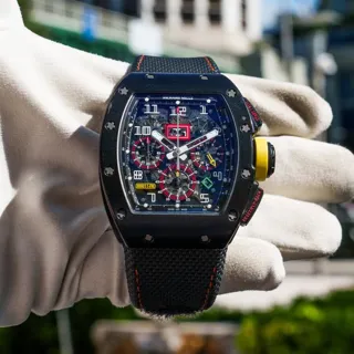 Richard Mille RM 011 RM 011 50mm Carbon fiber Skeletonized