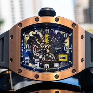 Richard Mille RM 030 RM 030 42.5mm Rose gold Skeletonized