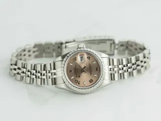 Rolex Oyster Perpetual Lady Date 69240 Stainless steel Pink