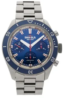 Shinola S0120279029 43mm Titanium Blue