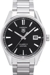 TAG Heuer Carrera Calibre 5 WAR211A.BA0782 Stainless steel Black