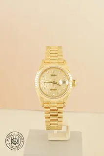 Rolex Lady-Datejust 69178 18k yellow gold champagne