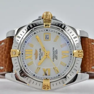 Breitling Galactic B71356 31mm Yellow gold and Stainless steel White